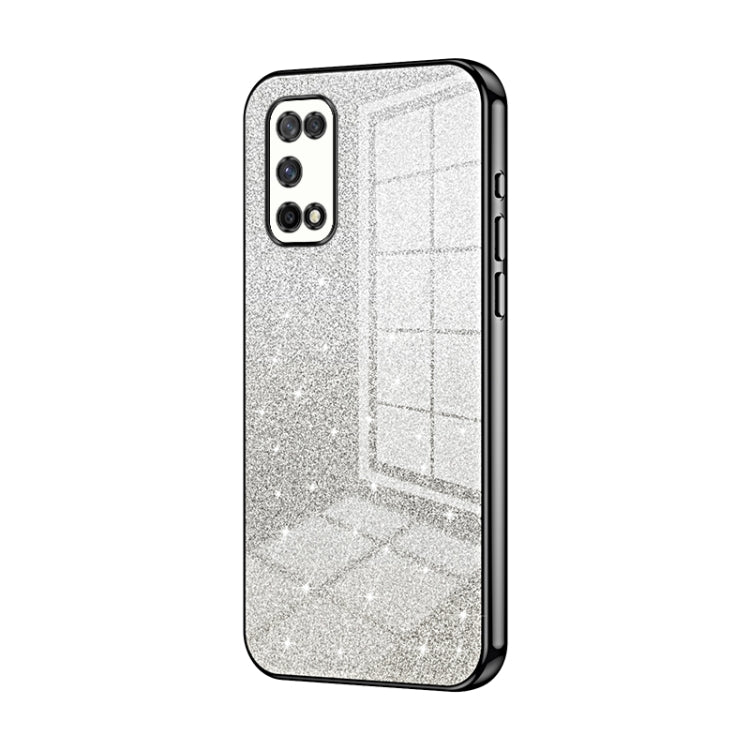 Gradient Glitter Powder Electroplated Phone Case, For OPPO A94 4G, For OPPO Find X3 / Find X3 Pro, For OPPO Reno5 4G/5G / Reno5 K, For OPPO Reno5 Pro+, For OPPO Reno5 Pro, For OPPO K7x / Realme V5 5G