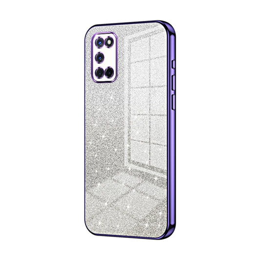 Gradient Glitter Powder Electroplated Phone Case, For OPPO A52 / A72 / A92, For OPPO Reno3 4G / F15 / A91, For OPPO Reno3 Pro, For OPPO A8 / A31 2020, For OPPO A91, For OPPO Reno2 Z / Reno2 F