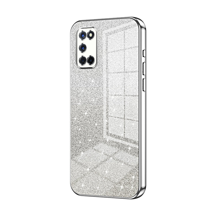 Gradient Glitter Powder Electroplated Phone Case, For OPPO A52 / A72 / A92, For OPPO Reno3 4G / F15 / A91, For OPPO Reno3 Pro, For OPPO A8 / A31 2020, For OPPO A91, For OPPO Reno2 Z / Reno2 F