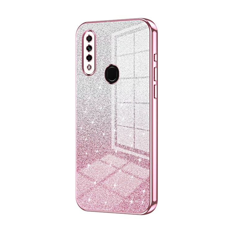 Gradient Glitter Powder Electroplated Phone Case, For OPPO A52 / A72 / A92, For OPPO Reno3 4G / F15 / A91, For OPPO Reno3 Pro, For OPPO A8 / A31 2020, For OPPO A91, For OPPO Reno2 Z / Reno2 F