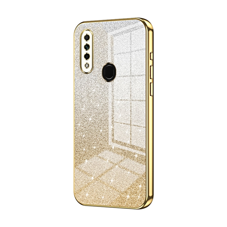Gradient Glitter Powder Electroplated Phone Case, For OPPO A52 / A72 / A92, For OPPO Reno3 4G / F15 / A91, For OPPO Reno3 Pro, For OPPO A8 / A31 2020, For OPPO A91, For OPPO Reno2 Z / Reno2 F