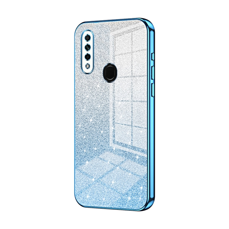 Gradient Glitter Powder Electroplated Phone Case, For OPPO A52 / A72 / A92, For OPPO Reno3 4G / F15 / A91, For OPPO Reno3 Pro, For OPPO A8 / A31 2020, For OPPO A91, For OPPO Reno2 Z / Reno2 F