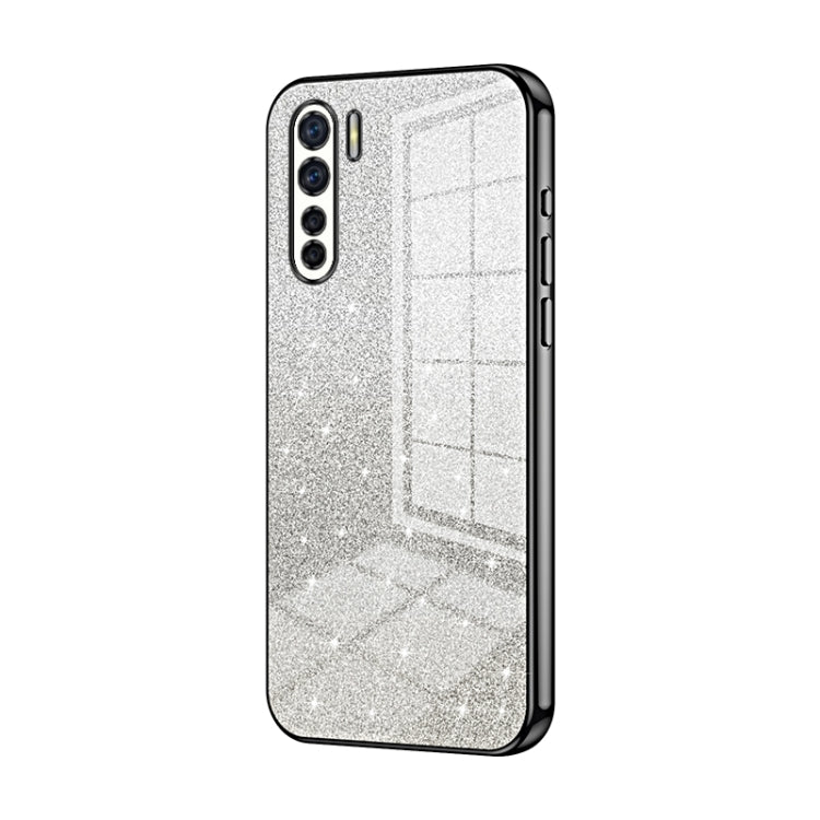 Gradient Glitter Powder Electroplated Phone Case, For OPPO A52 / A72 / A92, For OPPO Reno3 4G / F15 / A91, For OPPO Reno3 Pro, For OPPO A8 / A31 2020, For OPPO A91, For OPPO Reno2 Z / Reno2 F