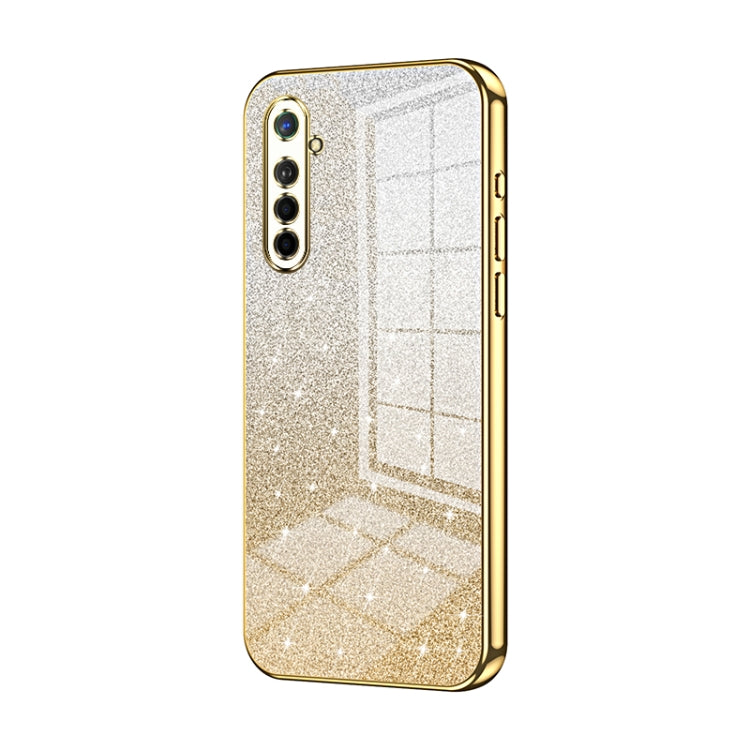 Gradient Glitter Powder Electroplated Phone Case, For OPPO K5 / Realme XT/XT 730G, For OPPO A11x / A9 2020, For OPPO Reno2