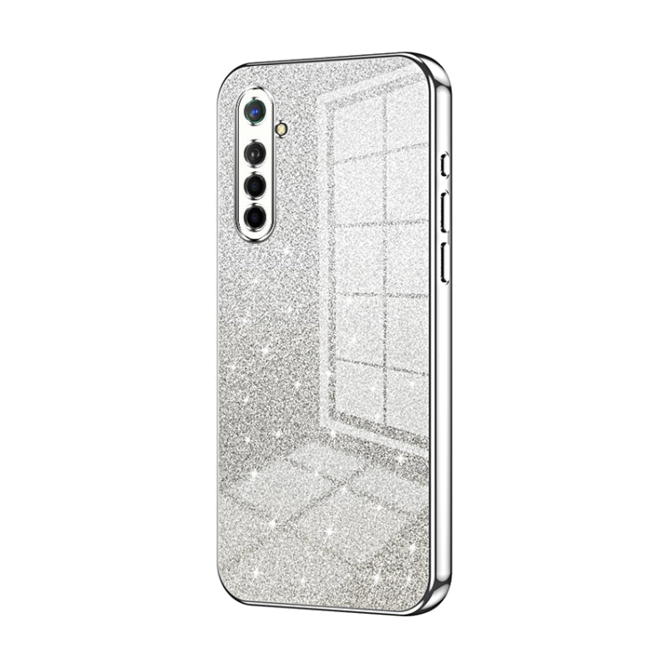 Gradient Glitter Powder Electroplated Phone Case, For OPPO K5 / Realme XT/XT 730G, For OPPO A11x / A9 2020, For OPPO Reno2