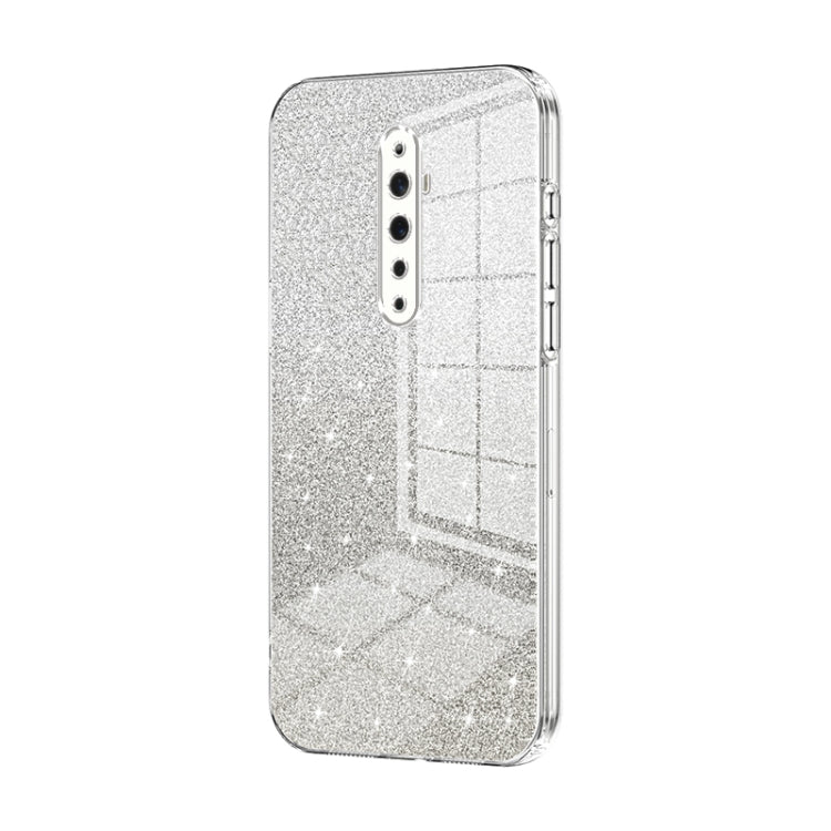 Gradient Glitter Powder Electroplated Phone Case, For OPPO A52 / A72 / A92, For OPPO Reno3 4G / F15 / A91, For OPPO Reno3 Pro, For OPPO A8 / A31 2020, For OPPO A91, For OPPO Reno2 Z / Reno2 F
