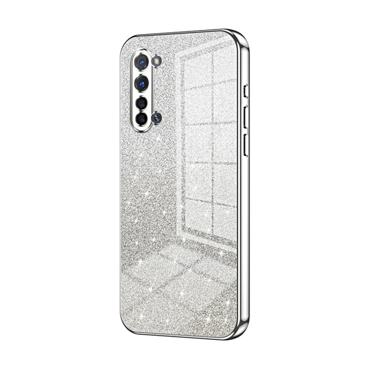 Gradient Glitter Powder Electroplated Phone Case, For OPPO A92s / Reno4 Z 5G, For OPPO A72 5G / A73 5G, For OPPO Reno4 SE, For OPPO Reno3 5G / Find X2 Lite, For OPPO Reno4, For OPPO Reno4 Pro