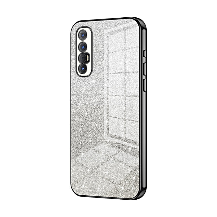 Gradient Glitter Powder Electroplated Phone Case, For OPPO A52 / A72 / A92, For OPPO Reno3 4G / F15 / A91, For OPPO Reno3 Pro, For OPPO A8 / A31 2020, For OPPO A91, For OPPO Reno2 Z / Reno2 F