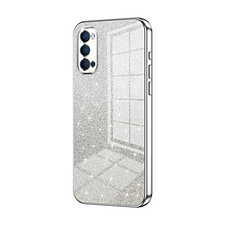 Gradient Glitter Powder Electroplated Phone Case, For OPPO A92s / Reno4 Z 5G, For OPPO A72 5G / A73 5G, For OPPO Reno4 SE, For OPPO Reno3 5G / Find X2 Lite, For OPPO Reno4, For OPPO Reno4 Pro