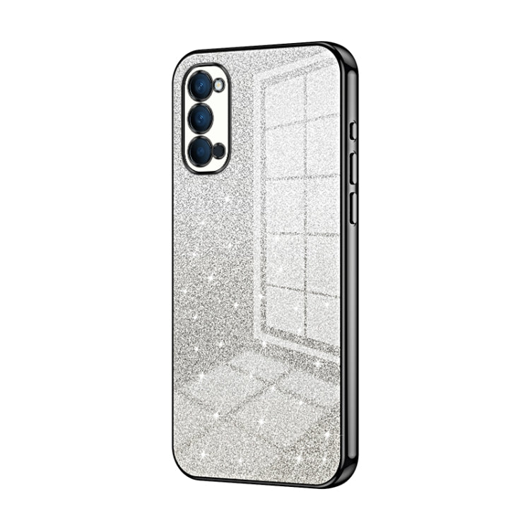 Gradient Glitter Powder Electroplated Phone Case, For OPPO A92s / Reno4 Z 5G, For OPPO A72 5G / A73 5G, For OPPO Reno4 SE, For OPPO Reno3 5G / Find X2 Lite, For OPPO Reno4, For OPPO Reno4 Pro