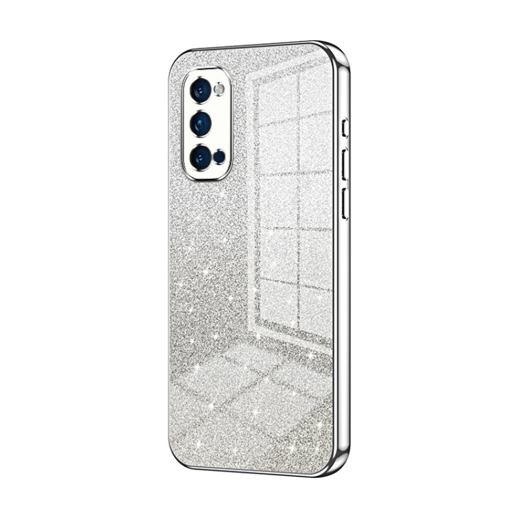 Gradient Glitter Powder Electroplated Phone Case, For OPPO A92s / Reno4 Z 5G, For OPPO A72 5G / A73 5G, For OPPO Reno4 SE, For OPPO Reno3 5G / Find X2 Lite, For OPPO Reno4, For OPPO Reno4 Pro