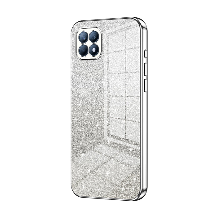 Gradient Glitter Powder Electroplated Phone Case, For OPPO A92s / Reno4 Z 5G, For OPPO A72 5G / A73 5G, For OPPO Reno4 SE, For OPPO Reno3 5G / Find X2 Lite, For OPPO Reno4, For OPPO Reno4 Pro