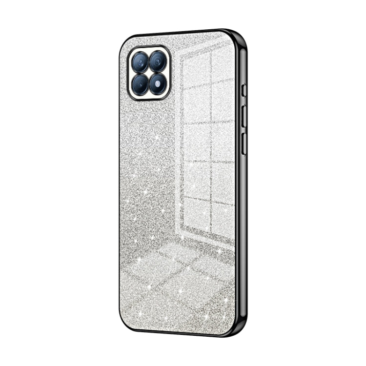 Gradient Glitter Powder Electroplated Phone Case, For OPPO A92s / Reno4 Z 5G, For OPPO A72 5G / A73 5G, For OPPO Reno4 SE, For OPPO Reno3 5G / Find X2 Lite, For OPPO Reno4, For OPPO Reno4 Pro