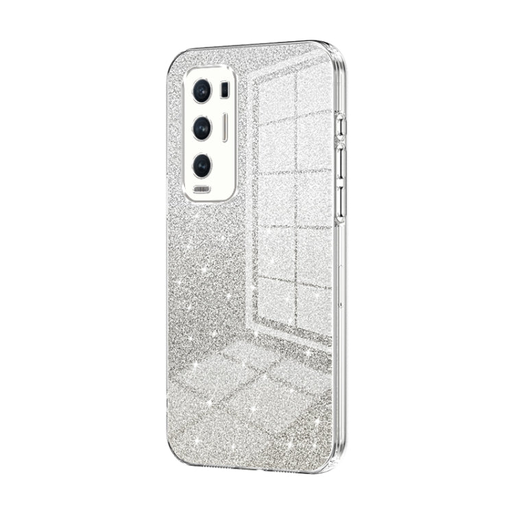 Gradient Glitter Powder Electroplated Phone Case, For OPPO A94 4G, For OPPO Find X3 / Find X3 Pro, For OPPO Reno5 4G/5G / Reno5 K, For OPPO Reno5 Pro+, For OPPO Reno5 Pro, For OPPO K7x / Realme V5 5G
