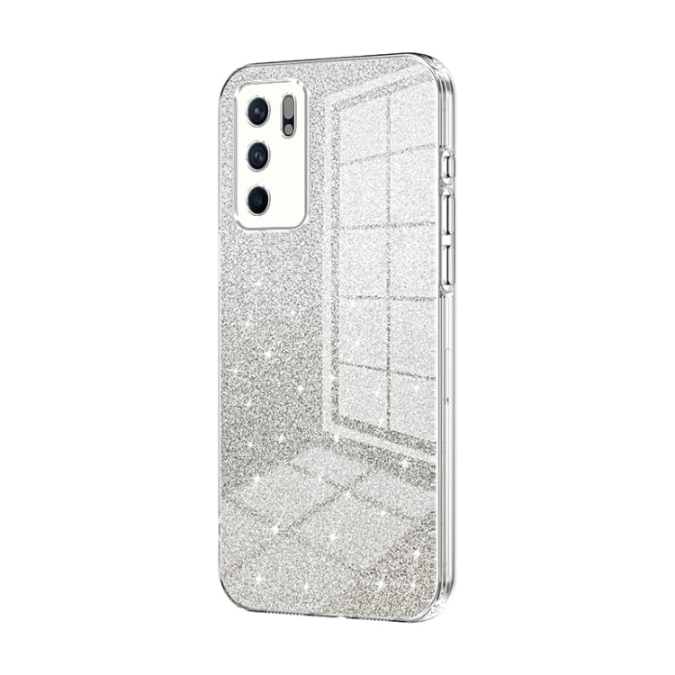 Gradient Glitter Powder Electroplated Phone Case, For OPPO Reno7 SE, For OPPO K9 Pro, For OPPO A93s 5G, For OPPO Reno6 Indian / Malay, For OPPO Reno6 Pro Indian, For OPPO K9