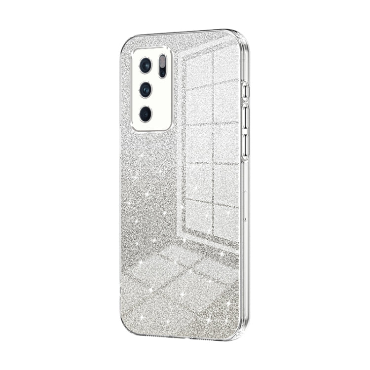 Gradient Glitter Powder Electroplated Phone Case, For OPPO Reno7 SE, For OPPO K9 Pro, For OPPO A93s 5G, For OPPO Reno6 Indian / Malay, For OPPO Reno6 Pro Indian, For OPPO K9