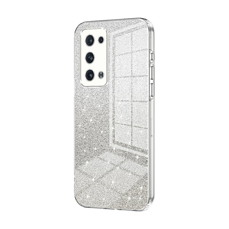 Gradient Glitter Powder Electroplated Phone Case, For OPPO Reno8, For OPPO Reno6 Pro+, For OPPO K10 Pro, For OPPO A57 5G, For OPPO Find X5 Pro, For OPPO Find X5