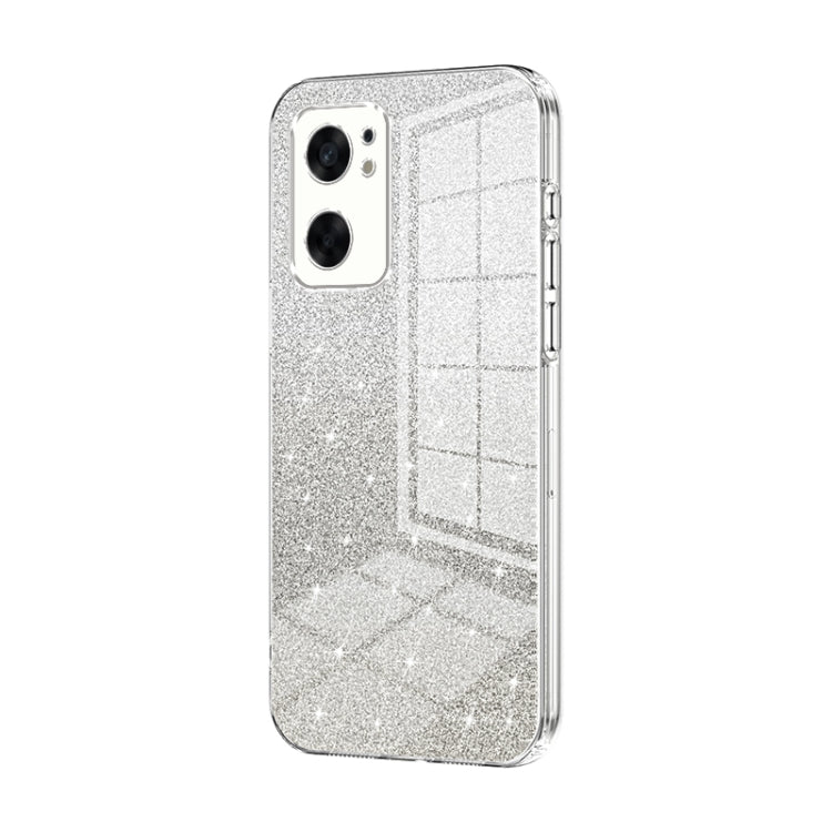 Gradient Glitter Powder Electroplated Phone Case, For OPPO Reno7 SE, For OPPO K9 Pro, For OPPO A93s 5G, For OPPO Reno6 Indian / Malay, For OPPO Reno6 Pro Indian, For OPPO K9