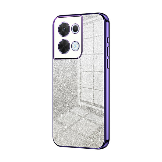 Gradient Glitter Powder Electroplated Phone Case, For OPPO Reno8, For OPPO Reno6 Pro+, For OPPO K10 Pro, For OPPO A57 5G, For OPPO Find X5 Pro, For OPPO Find X5