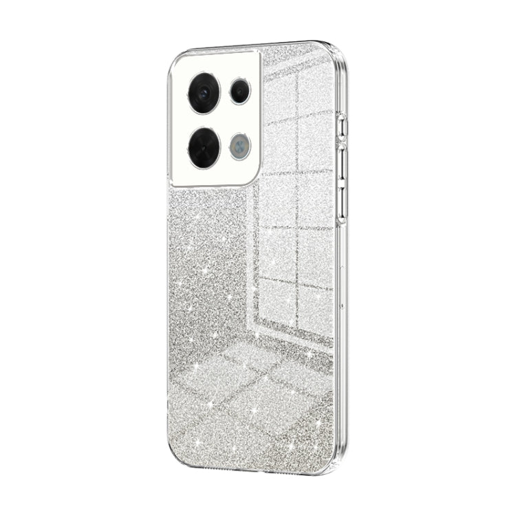 Gradient Glitter Powder Electroplated Phone Case, For OPPO Reno8, For OPPO Reno6 Pro+, For OPPO K10 Pro, For OPPO A57 5G, For OPPO Find X5 Pro, For OPPO Find X5