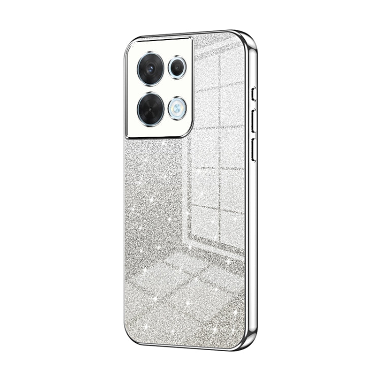 Gradient Glitter Powder Electroplated Phone Case, For OPPO Reno8, For OPPO Reno6 Pro+, For OPPO K10 Pro, For OPPO A57 5G, For OPPO Find X5 Pro, For OPPO Find X5