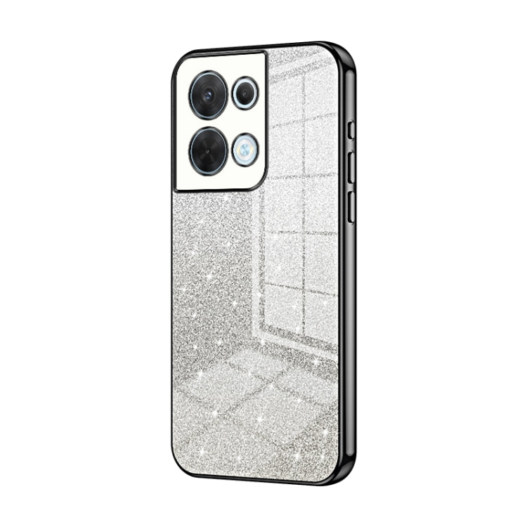 Gradient Glitter Powder Electroplated Phone Case, For OPPO Reno8, For OPPO Reno6 Pro+, For OPPO K10 Pro, For OPPO A57 5G, For OPPO Find X5 Pro, For OPPO Find X5
