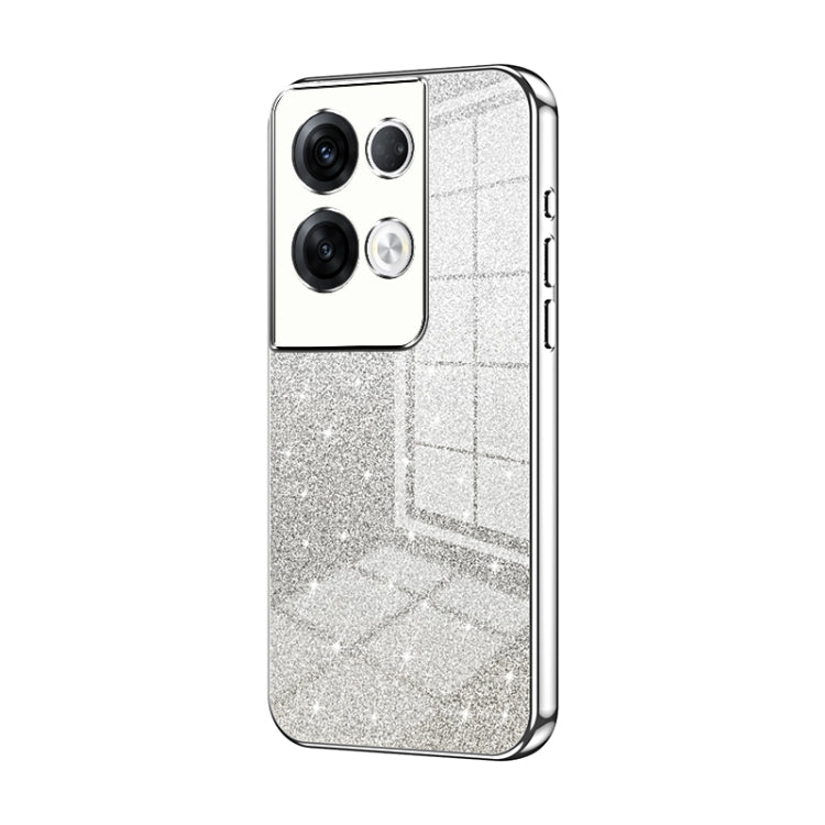 Gradient Glitter Powder Electroplated Phone Case, For OPPO Reno9 Pro+, For OPPO A1 Pro, For OPPO A17 / A17K, For OPPO K9s / K10 Energy, For OPPO Reno8 Pro+, For OPPO Reno8 Pro