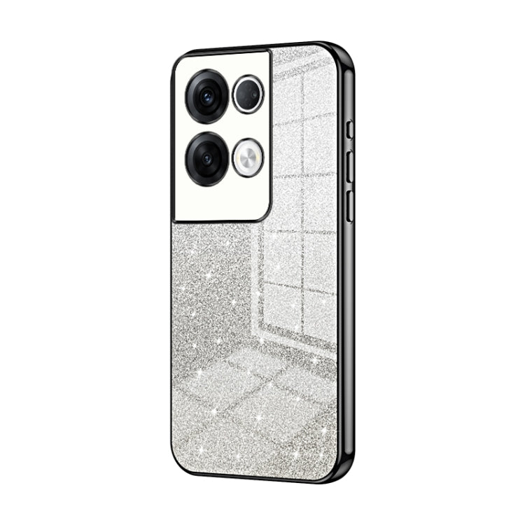 Gradient Glitter Powder Electroplated Phone Case, For OPPO Reno9 Pro+, For OPPO A1 Pro, For OPPO A17 / A17K, For OPPO K9s / K10 Energy, For OPPO Reno8 Pro+, For OPPO Reno8 Pro