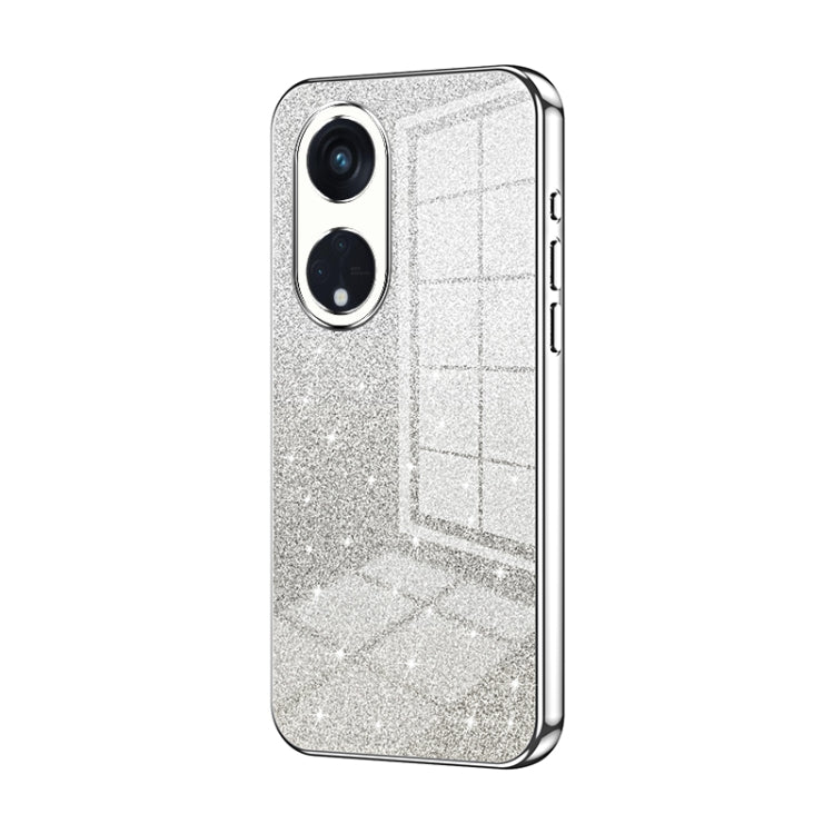 Gradient Glitter Powder Electroplated Phone Case, For OPPO Find X6 Pro, For OPPO Find X6, For OPPO Reno8 T 5G, For OPPO Reno7 Z 5G / F21 Pro 5G, For OPPO A58 5G / A58x 5G, For OPPO Reno9 / Reno9 Pro