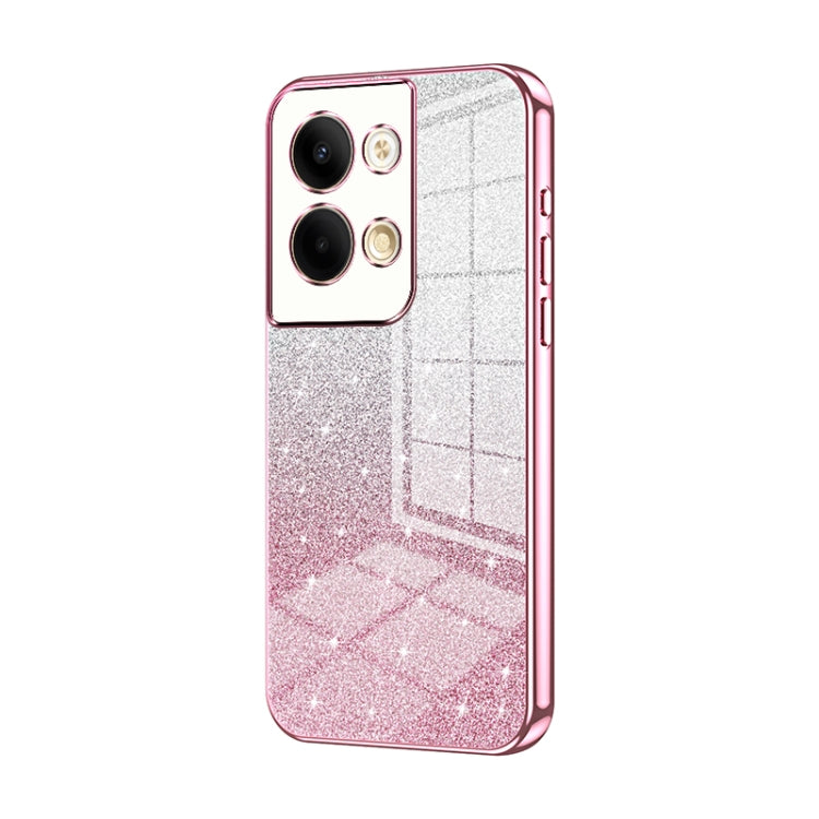Gradient Glitter Powder Electroplated Phone Case, For OPPO Find X6 Pro, For OPPO Find X6, For OPPO Reno8 T 5G, For OPPO Reno7 Z 5G / F21 Pro 5G, For OPPO A58 5G / A58x 5G, For OPPO Reno9 / Reno9 Pro