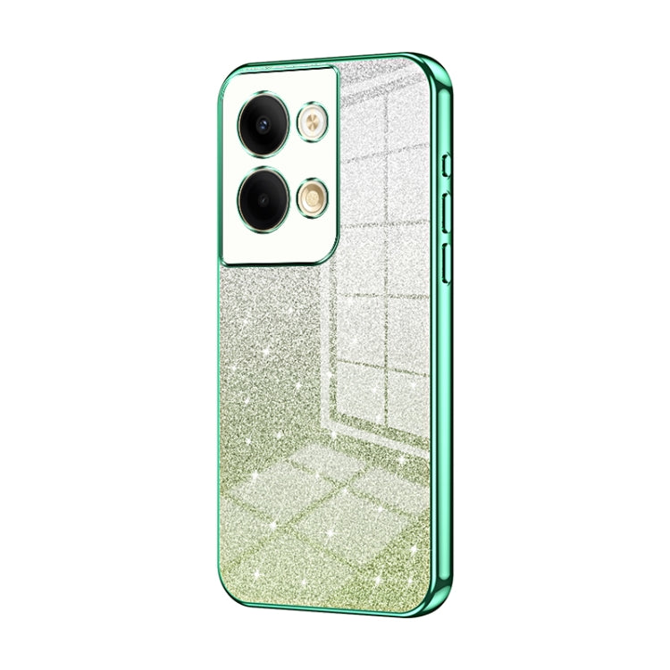 Gradient Glitter Powder Electroplated Phone Case, For OPPO Find X6 Pro, For OPPO Find X6, For OPPO Reno8 T 5G, For OPPO Reno7 Z 5G / F21 Pro 5G, For OPPO A58 5G / A58x 5G, For OPPO Reno9 / Reno9 Pro