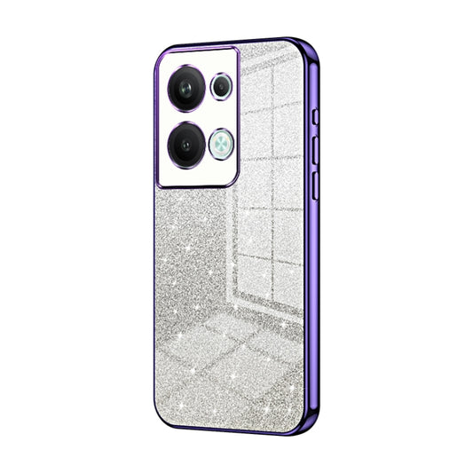 Gradient Glitter Powder Electroplated Phone Case, For OPPO Reno9 Pro+, For OPPO A1 Pro, For OPPO A17 / A17K, For OPPO K9s / K10 Energy, For OPPO Reno8 Pro+, For OPPO Reno8 Pro