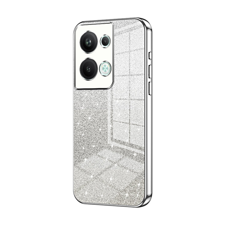 Gradient Glitter Powder Electroplated Phone Case, For OPPO Reno9 Pro+, For OPPO A1 Pro, For OPPO A17 / A17K, For OPPO K9s / K10 Energy, For OPPO Reno8 Pro+, For OPPO Reno8 Pro