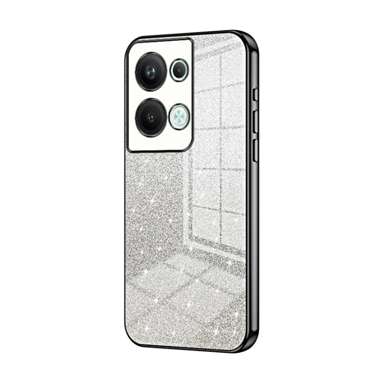 Gradient Glitter Powder Electroplated Phone Case, For OPPO Reno9 Pro+, For OPPO A1 Pro, For OPPO A17 / A17K, For OPPO K9s / K10 Energy, For OPPO Reno8 Pro+, For OPPO Reno8 Pro
