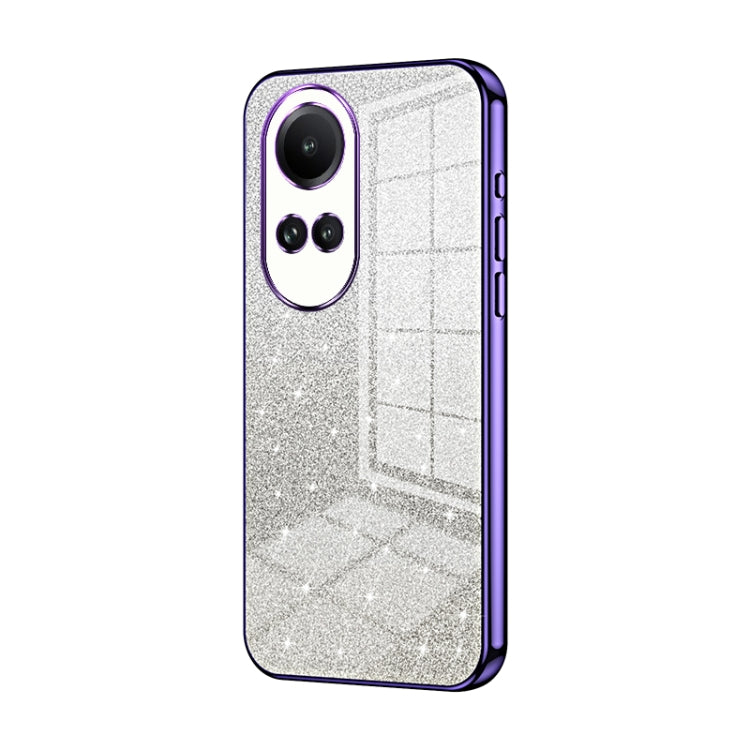Gradient Glitter Powder Electroplated Phone Case, For OPPO A79 5G / A2, For OPPO A2m, For OPPO A2 Pro, For OPPO K11, For OPPO Reno10 / Reno10 Pro 5G Global, For OPPO Reno10 Pro+