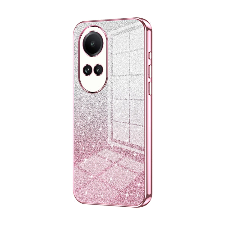 Gradient Glitter Powder Electroplated Phone Case, For OPPO A79 5G / A2, For OPPO A2m, For OPPO A2 Pro, For OPPO K11, For OPPO Reno10 / Reno10 Pro 5G Global, For OPPO Reno10 Pro+