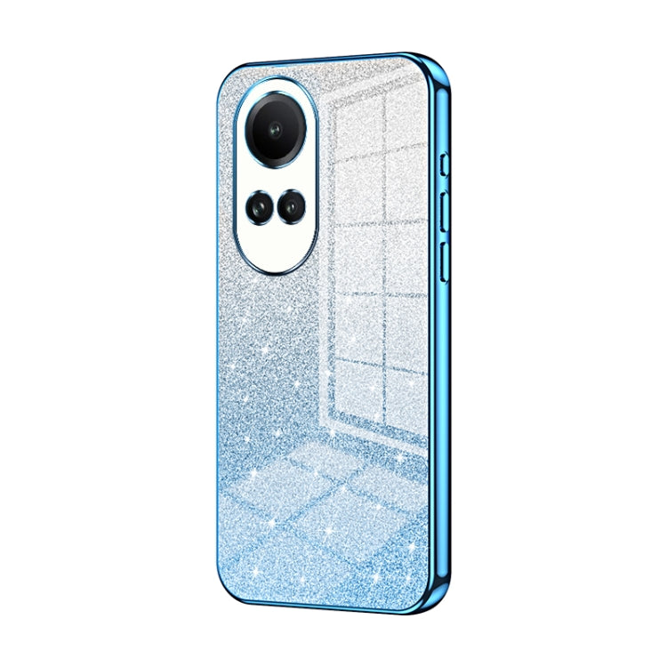 Gradient Glitter Powder Electroplated Phone Case, For OPPO A79 5G / A2, For OPPO A2m, For OPPO A2 Pro, For OPPO K11, For OPPO Reno10 / Reno10 Pro 5G Global, For OPPO Reno10 Pro+