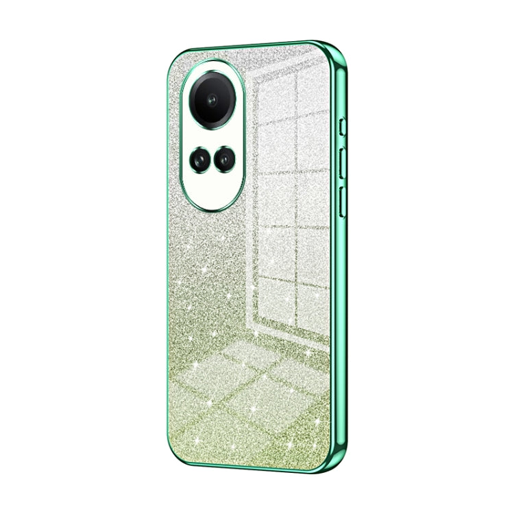 Gradient Glitter Powder Electroplated Phone Case, For OPPO A79 5G / A2, For OPPO A2m, For OPPO A2 Pro, For OPPO K11, For OPPO Reno10 / Reno10 Pro 5G Global, For OPPO Reno10 Pro+