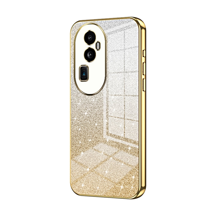 Gradient Glitter Powder Electroplated Phone Case, For OPPO A79 5G / A2, For OPPO A2m, For OPPO A2 Pro, For OPPO K11, For OPPO Reno10 / Reno10 Pro 5G Global, For OPPO Reno10 Pro+