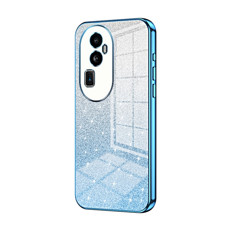 Gradient Glitter Powder Electroplated Phone Case, For OPPO A79 5G / A2, For OPPO A2m, For OPPO A2 Pro, For OPPO K11, For OPPO Reno10 / Reno10 Pro 5G Global, For OPPO Reno10 Pro+