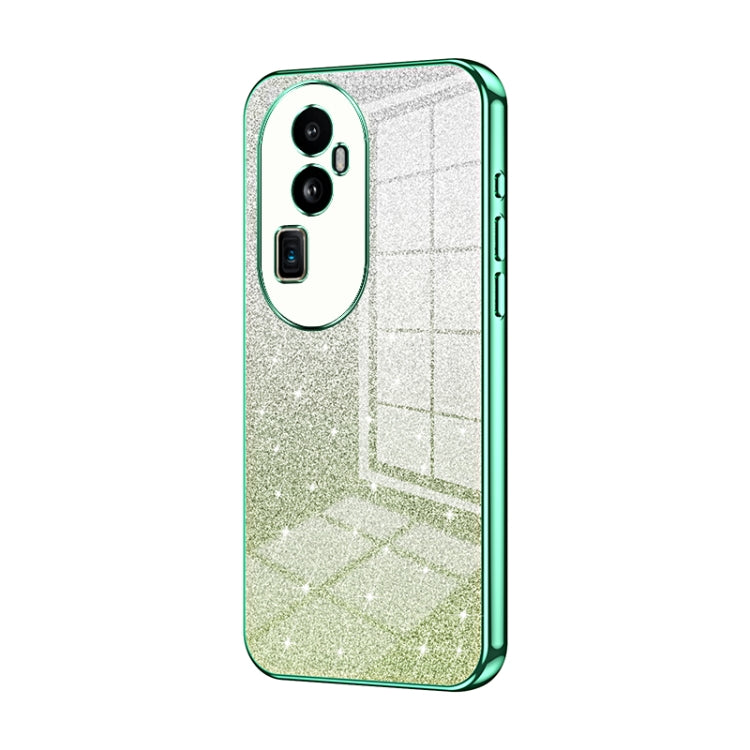 Gradient Glitter Powder Electroplated Phone Case, For OPPO A79 5G / A2, For OPPO A2m, For OPPO A2 Pro, For OPPO K11, For OPPO Reno10 / Reno10 Pro 5G Global, For OPPO Reno10 Pro+
