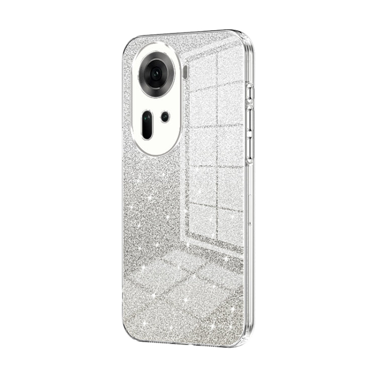 Gradient Glitter Powder Electroplated Phone Case, For OPPO A3x Global, For OPPO A3 Pro Global, For OPPO K12x, For OPPO A60, For OPPO A3 Pro, For OPPO Reno11 Global