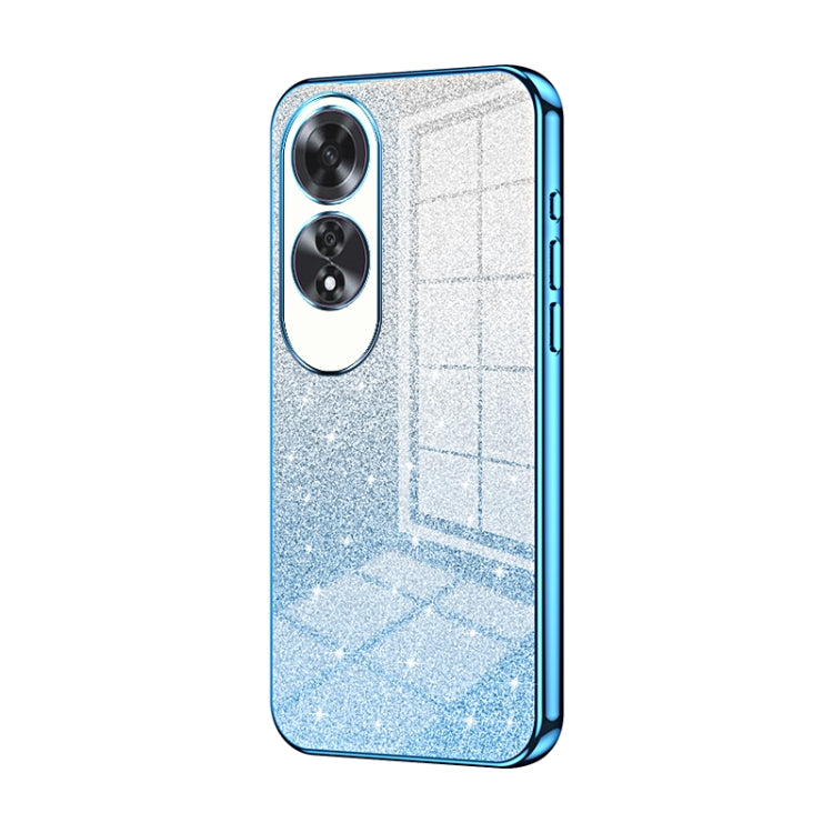 Gradient Glitter Powder Electroplated Phone Case, For OPPO A3x Global, For OPPO A3 Pro Global, For OPPO K12x, For OPPO A60, For OPPO A3 Pro, For OPPO Reno11 Global