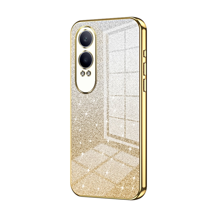 Gradient Glitter Powder Electroplated Phone Case, For OPPO A3x Global, For OPPO A3 Pro Global, For OPPO K12x, For OPPO A60, For OPPO A3 Pro, For OPPO Reno11 Global