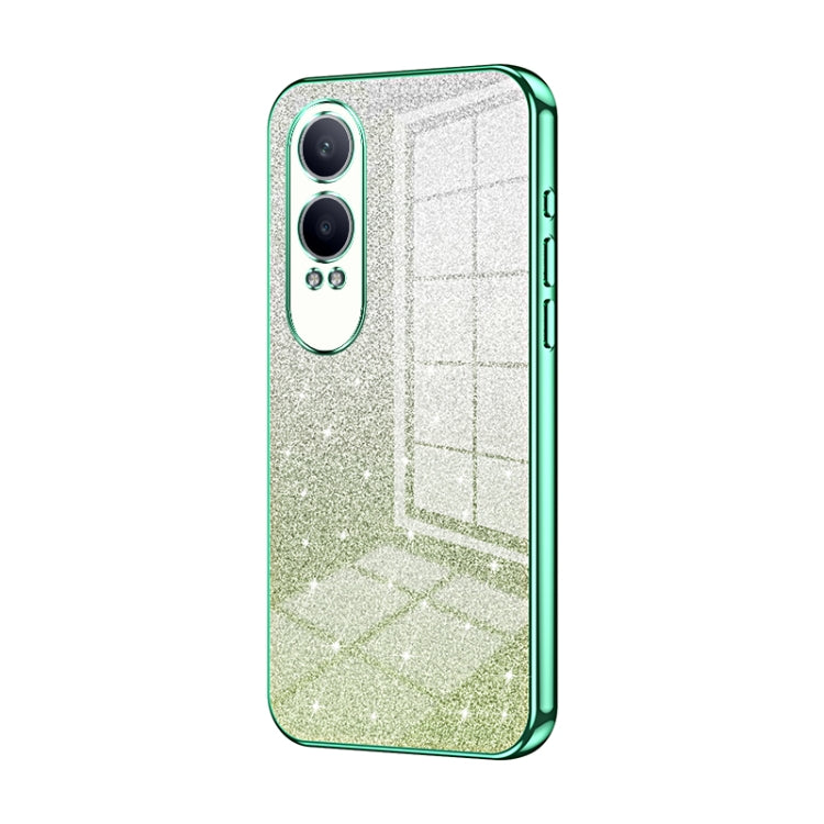 Gradient Glitter Powder Electroplated Phone Case, For OPPO A3x Global, For OPPO A3 Pro Global, For OPPO K12x, For OPPO A60, For OPPO A3 Pro, For OPPO Reno11 Global
