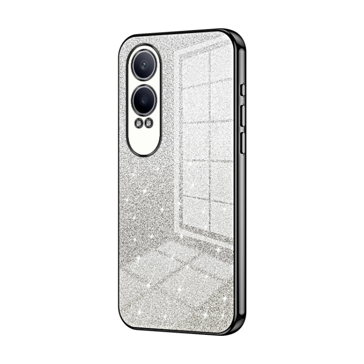 Gradient Glitter Powder Electroplated Phone Case, For OPPO A3x Global, For OPPO A3 Pro Global, For OPPO K12x, For OPPO A60, For OPPO A3 Pro, For OPPO Reno11 Global