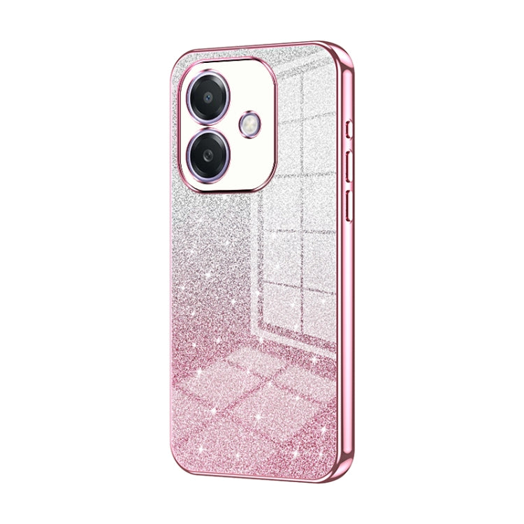 Gradient Glitter Powder Electroplated Phone Case, For OPPO A3x Global, For OPPO A3 Pro Global, For OPPO K12x, For OPPO A60, For OPPO A3 Pro, For OPPO Reno11 Global