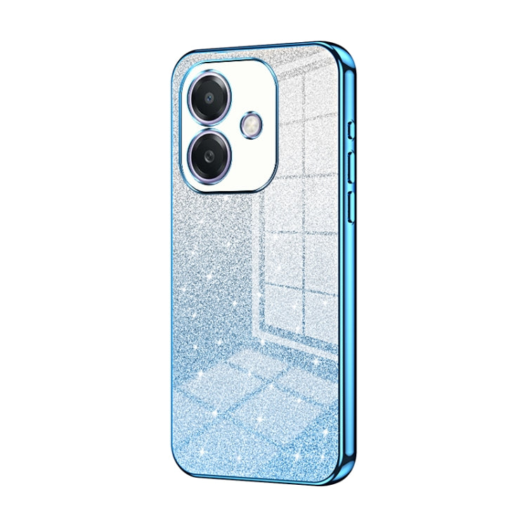 Gradient Glitter Powder Electroplated Phone Case, For OPPO A3x Global, For OPPO A3 Pro Global, For OPPO K12x, For OPPO A60, For OPPO A3 Pro, For OPPO Reno11 Global