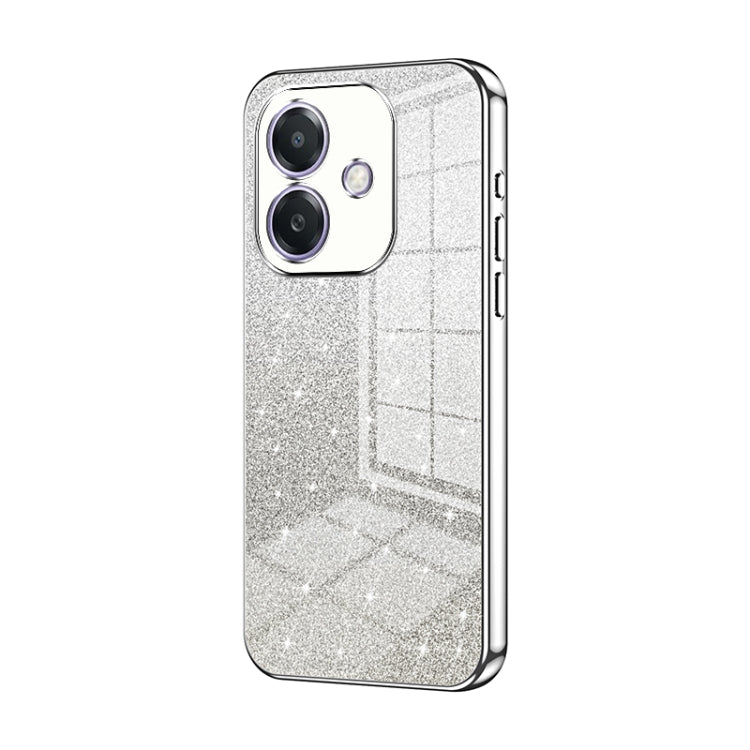 Gradient Glitter Powder Electroplated Phone Case, For OPPO A3x Global, For OPPO A3 Pro Global, For OPPO K12x, For OPPO A60, For OPPO A3 Pro, For OPPO Reno11 Global