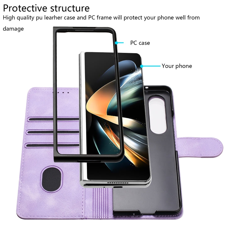 YX0060 Elephant Head Embossed Phone Leather Case with Lanyard, For Samsung Galaxy Z Fold5 5G, For Samsung Galaxy Z Flip5 5G, For Samsung Galaxy Z Fold4 5G, For Samsung Galaxy Z Flip4 5G, For Samsung Galaxy Z Flip3 5G, For Samsung Galaxy Z Fold3 5G